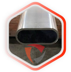 ASME SA554 Gr 304L Flat Side Oval Tubes