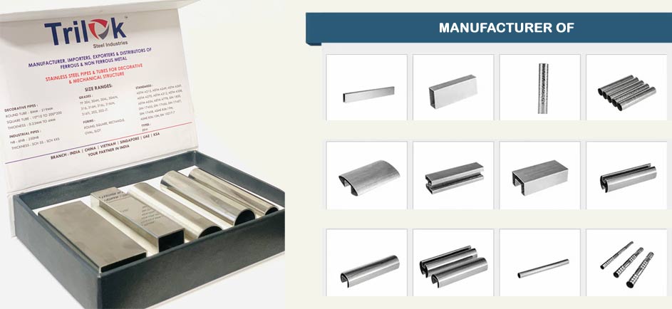 Stainless Steel Decorative Pipe manufacturers in India